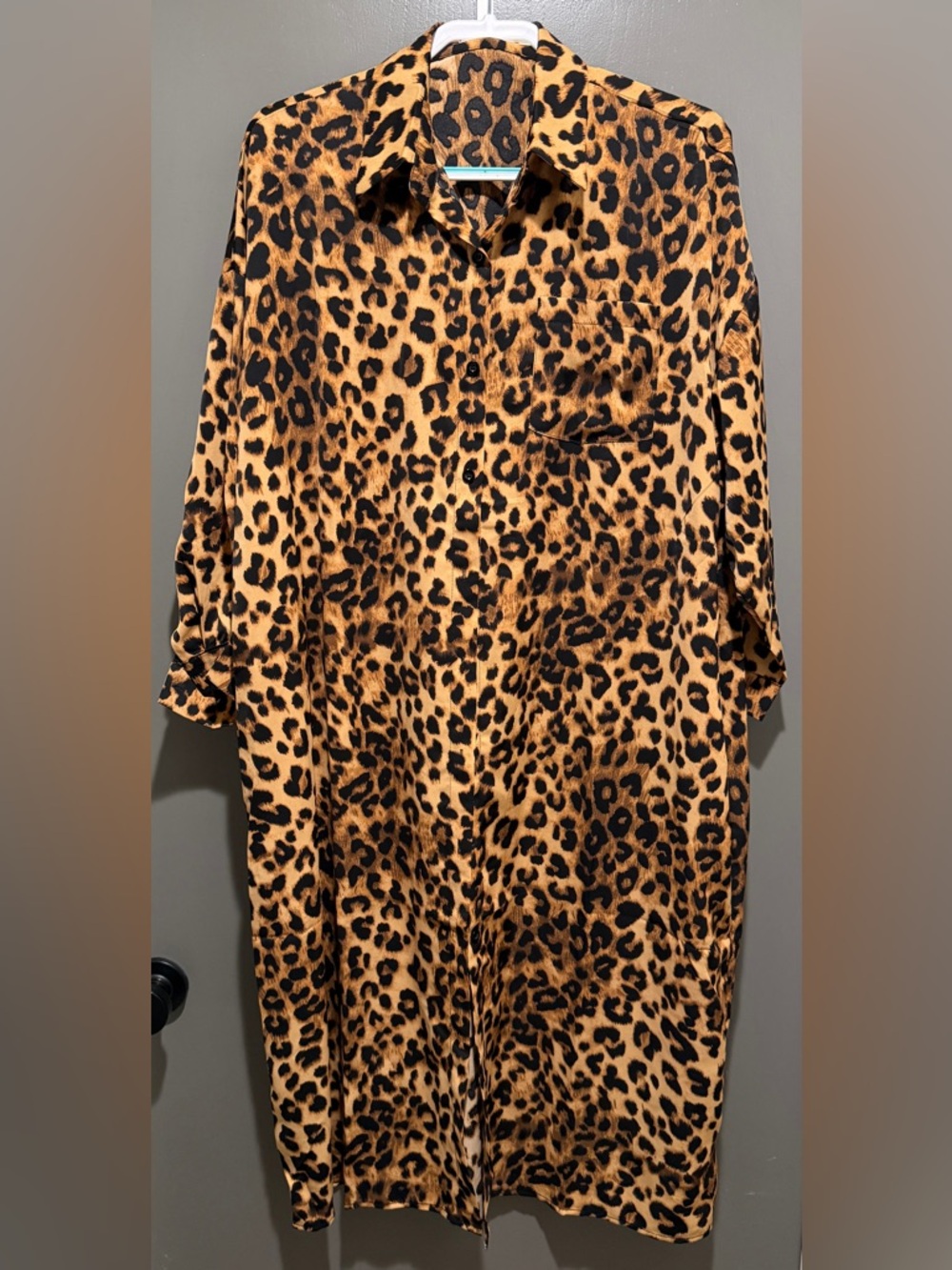 Luxe Animal Print Dress - Brown & Black